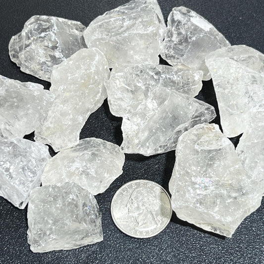 Raw Clear Quartz Crystal Rough Stones (By The Piece or Pound)