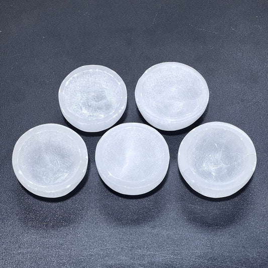 Selenite Mini 2-Inch Bowls Wholesale Gemstone Decor Carving