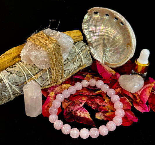 🌹Attracting Love Rose Quartz Gift Box – Heart Healing & Romance Set🌹