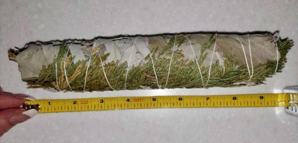 White Sage Cedar Smudge Bundle: Hand-Tied Ritual Smoke Wand