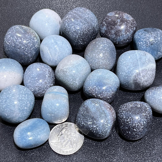Blue Trolleite Tumbled Stones (Ascension Stone)(By The Piece or Pound)