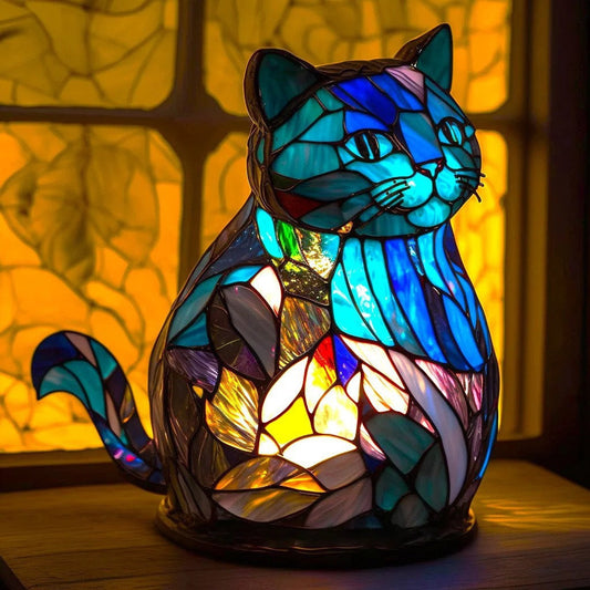 Magical LED ornament creative home USB plug luminous decoration resin statue