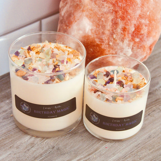 Birthday Magic Crystal Candle
