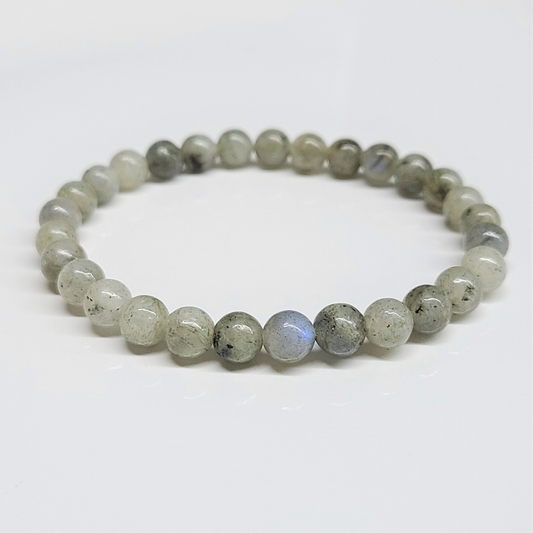 Labradorite Round Bead Bracelet - Magical Protection