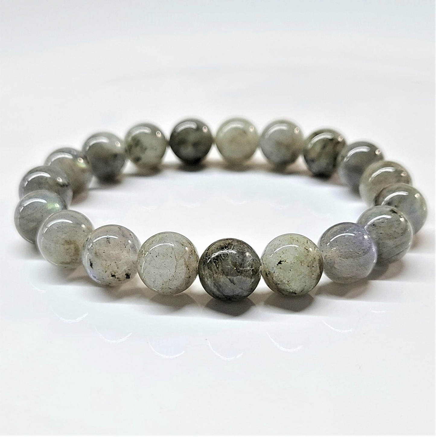 Labradorite Round Bead Bracelet - Magical Protection